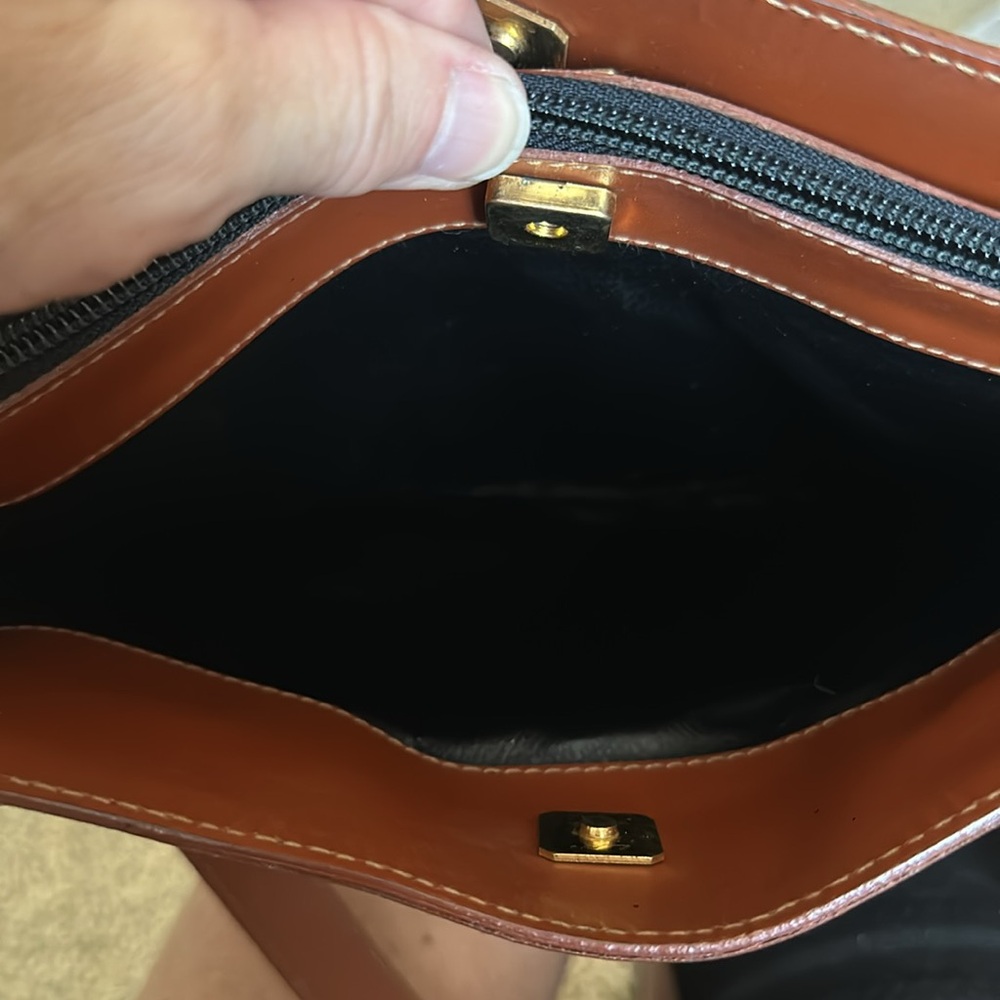 FENDI Coated Canvas Zucca 3 Compartment Shoulder Bag 12x12x5 inch Authentic Mint - Picture 6 of 11